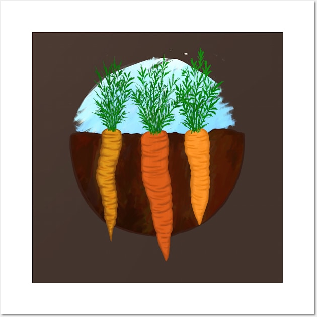 Carrots Wall Art by amberzetelmo